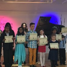 Piano class with certificates